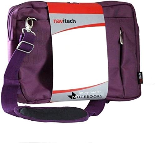 Navitech Purple Water Resistant Graphics Tablet Bag - Compatible with QIANGQIBING 10" LCD Writing Tablet