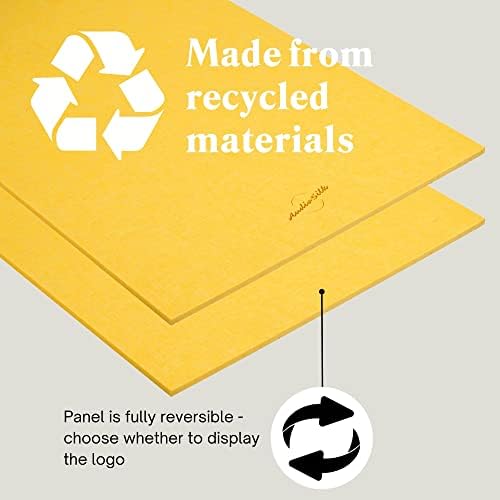 Acoustic Panels, 2 Pack, Large, 46" x 23", Natural