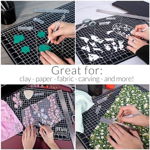 WA Portman Fabric Cutting Mat with Craft Knife & Straight Edge Craft Ruler