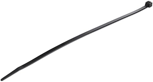 StarTech 10"(25cm) Cable Ties, 94V-2/UL Listed, Black, TAA (CBMZT10BK)