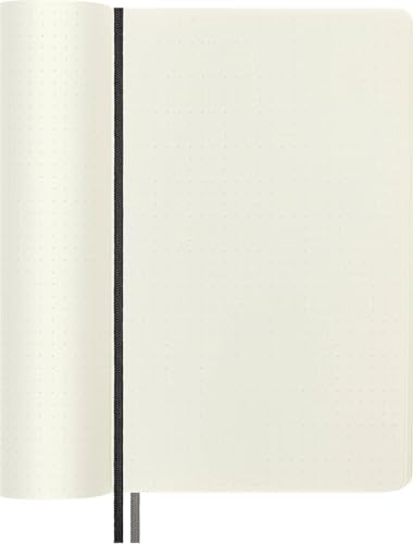 Moleskine Classic Expanded Notebook, Soft Cover, Large (5" x 8.25") Dotted, Black, 400 Pages