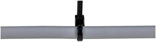 StarTech 100-Pack 6"(15cm) Cable Ties, UL Listed, Black, TAA (CBMZT6B)