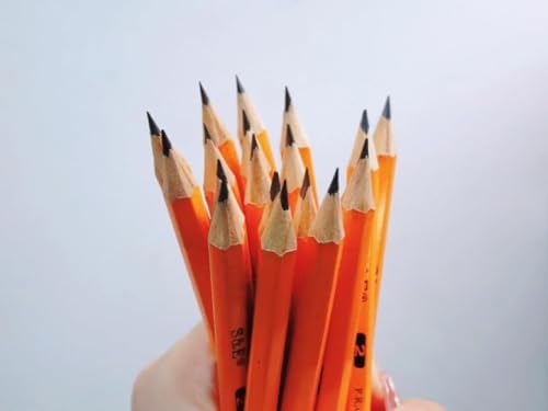 SKKSTATIONERY 400 pcs Half Pencils with Eraser Tops