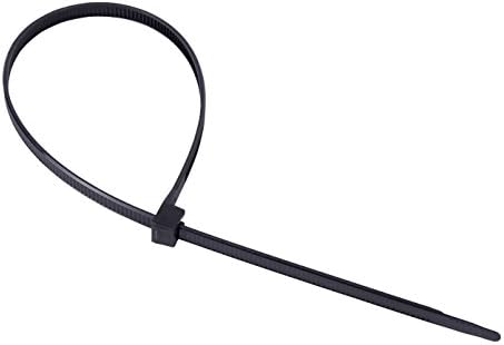 Gardner Bender 46-206UVB Doublelock Cable Tie, 6 Inch., Tensile Strength, Wire / Cord Management Industrial and Household Use, Nylon Zip Tie, 100 Pk., UV Resistant Black