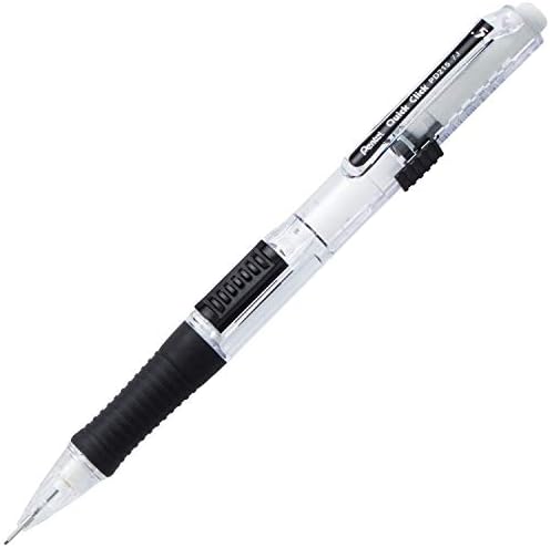 Pentel Quick Click Mechanical Pencil, (0.5mm) Fine Line, Canister, Assorted Colors (A/B/C/N/V), 36-PK (PD215PC36M)