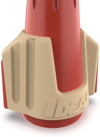 IDEAL Electrical Twister PRO (30-644J) Red/Tan 8 AWG Wire Connectors, 500ct
