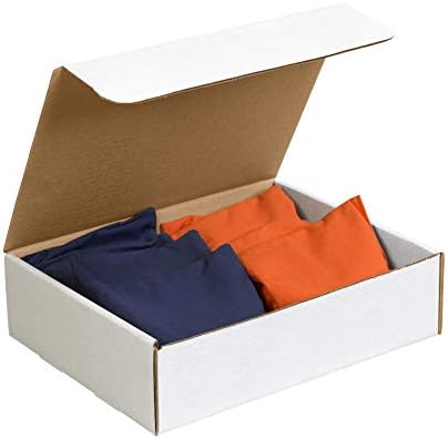 Top Pack Supply Literature Mailers, 9" x 6 1/2" x 1 3/4", White (Pack of 50)
