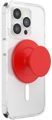 PopSockets Phone Grip for MagSafe, Magnetic Holder- Basic Rosso