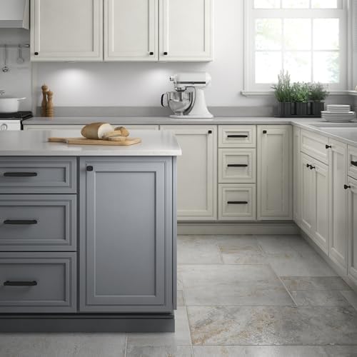 Franklin Brass 10 Pack Matte Black Cabinet Handles 5-1/16 inch (128mm) Kitchen Cabinet Handles and Drawer Pulls for Cupboards and Dressers |Beveled
