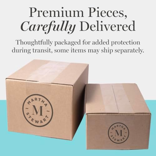 Martha Stewart Grayson Acrylic Wall Calendar with Notes, Clear/Gold