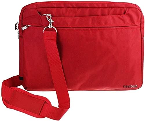 Navitech Red Water Resistant Graphics Tablet Bag - Compatible with LEYAOYAO 8.5" LCD Writing Tablet