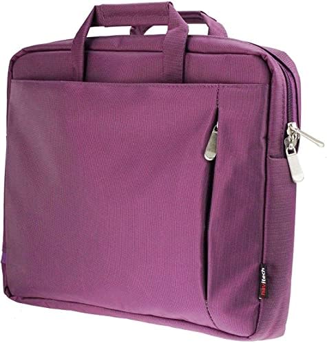 Navitech Purple Water Resistant Graphics Tablet Bag - Compatible with QIANGQIBING 10" LCD Writing Tablet