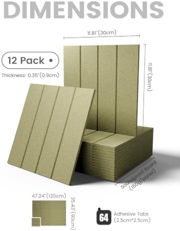 Fluxynara Felt Bulletin Board & Cork Board Alternative, Olive Green