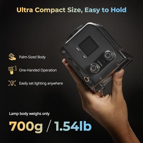 SmallRig RC 100B COB Video Light, Portable 100W Continuous Studio Light