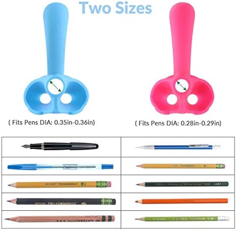 Firesara training grips for pencil, Original Training Grips Puppy Design Posture Correction for Kids Preschoolers Children Adults Special Needs Handwriting Aid for Lefties or Righties (3PCS)