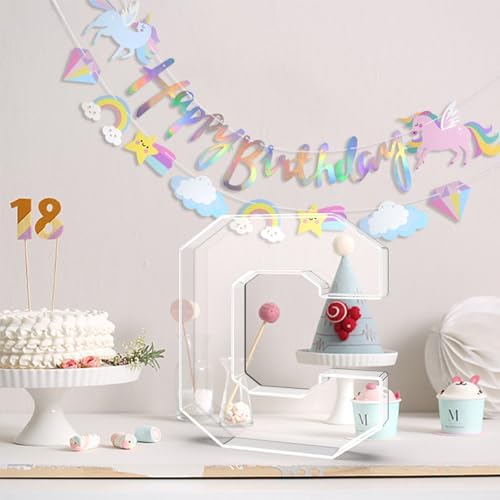 13.8" Acrylic Letter Charcuterie Tray,Fillable Alphabet Box (Letter C)