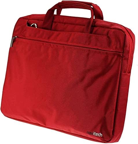 Navitech Red Water Resistant Graphics Tablet Bag - Compatible with Richgv LCD Writing 8.5 Inch Tablet