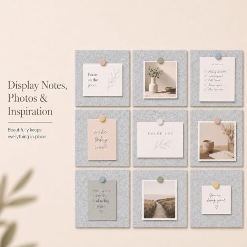 Felt Bulletin Board Tiles, Cork Board Alternative, 48 x 36 in