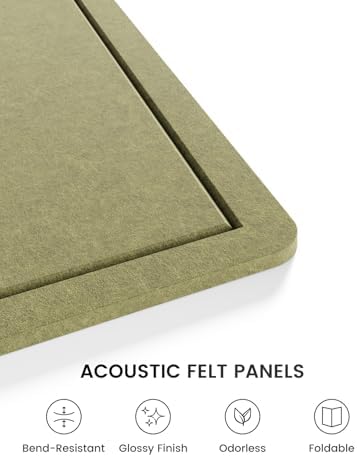 Fluxynara 35.4" x 23.6" Bulletin Board, Olive Green