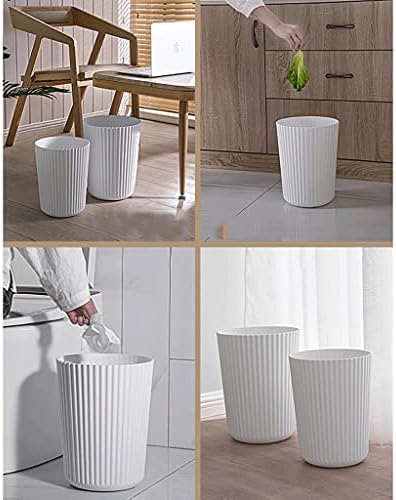 Trash can PP Plastic Small Trash Can Wastebasket Garbage Container Bin for Bathrooms Kitchens Home Offices Dorm Rooms Wastebasket (Color : Black Size : 15010555cm) (Yellow 210 * 145 * 60)