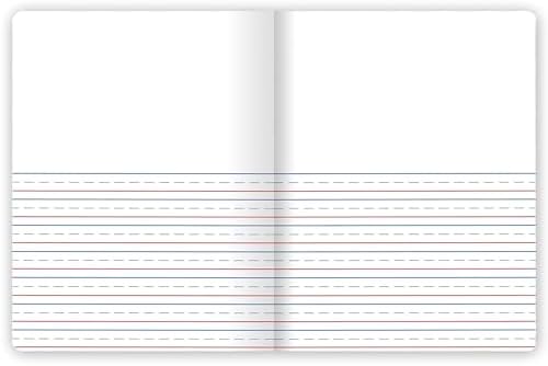 Mead Primary Journal Creative Story Tablet Composition Notebook, 7.5" x 9.75", Grades K-2, 100 Sheets, Red (489903-ECM), (Pack of 12)