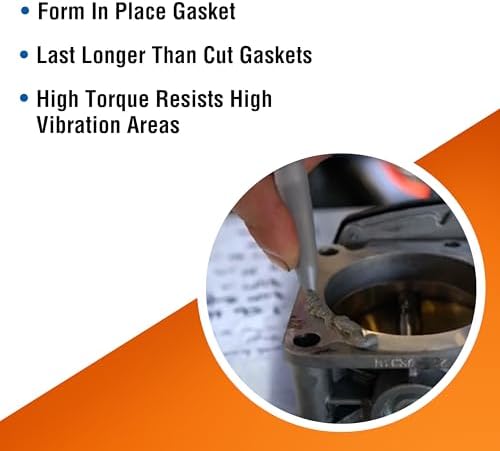Permatex 22074 Ultra Grey Rigid High-Torque RTV Silicone Gasket Maker, 0.5 oz.