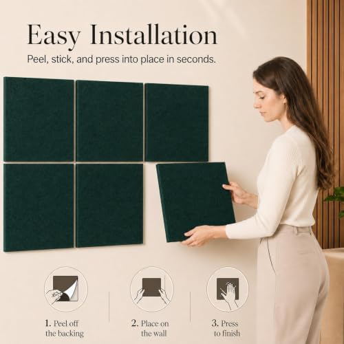 Felt Bulletin Board Tiles, Cork Board Alternative, 48 x 36 in