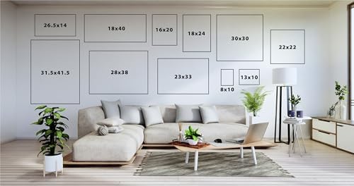 Kate and Laurel Sylvie Blank Framed Canvas Wall Art; 14x26.5 Black Beaded; Modern Empty Canvas for Paint-Your-Own Art; Ready to Paint Premium Canvas Already Framed