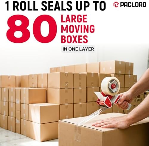 2" x 110 Yards Clear Packing Tape, Pack of 2