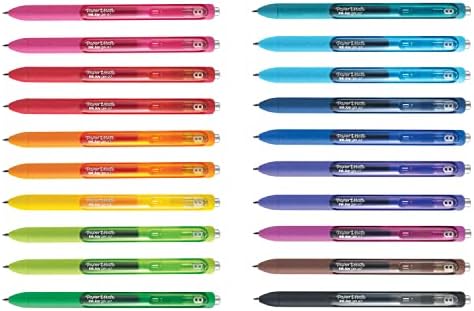 Paper Mate InkJoy Gel Pens,Medium Point (0.7mm),Assorted Colors,- Back to School Supplies,Teacher Essentials,Journaling,Writing,Note-Taking,20 Count (Pack of 12)