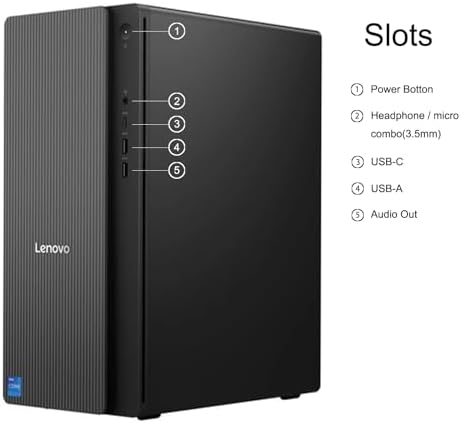 Lenovo IdeaCentre Tower Desktop Computer • 20-core Intel Ultra 7 265K Processor • 32GB DDR5 • 1TB SSD • Office 365 for The Web • HDMI + VGA, Wi-Fi 6E • Wired Keyboard & Mouse • Windows 11
