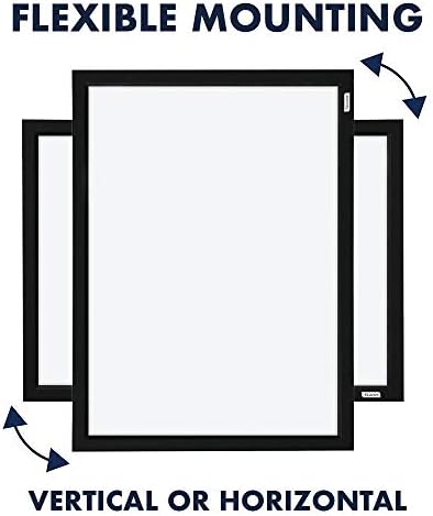 Quartet Whiteboard, Dry Erase Board, Magnetic, 17" x 23", White Board, Black Frame, Includes Dry Erase Markers and Magnets, 4 Pack (MWDW1723M-BK)