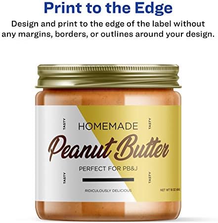 Avery® Printable Durable White Rectangle Labels, Sure Feed® Technology, 3" x 7", Print-to-the-Edge, Waterproof Labels, Laser & Pigment-Based Inkjet Compatible, 30 Total