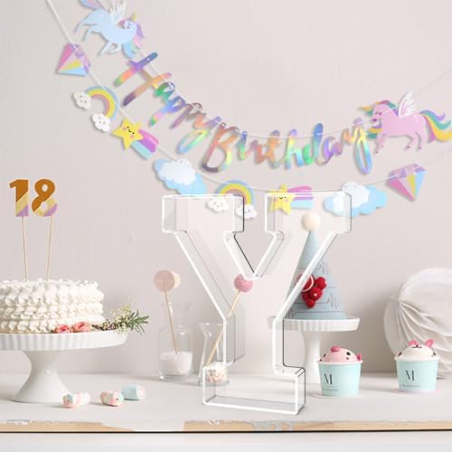 11" Acrylic Letter Charcuterie Tray,Fillable Alphabet & Number Box(Letter Y)