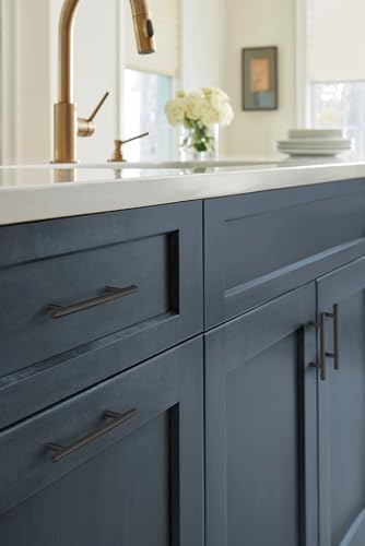 Amerock 10 Pack 3-3/4" Bar Pulls Matte Black Drawer Pull