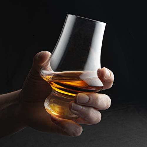 Final Touch Whiskey Tasting Glasses, Lead-Free Crystal Snifters, Set of 2