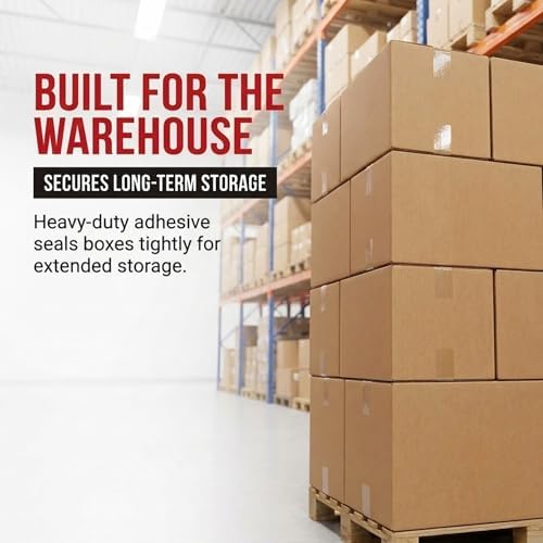 Tape Logic Packing Tape (6-Rolls), 2" x 55 yd - Heavy Duty Packaging Tape Refill for Shipping, Moving, Order Fulfillment, Acrylic 2.6 Mil