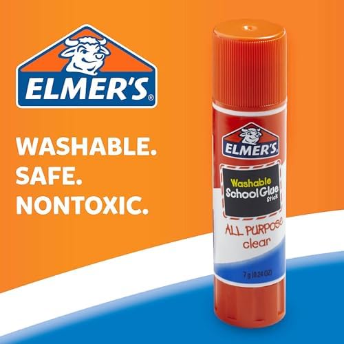Elmer's All Purpose School Glue Sticks, Acid-Free and Washable, 7 Grams, 60 Count - Arts & Crafts, Projects, #1 Teacher Brand