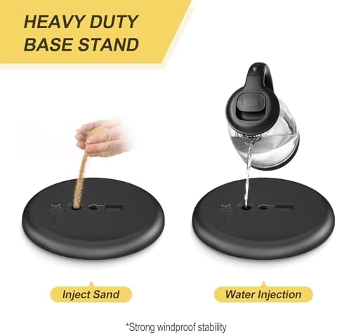Relx Sign Holder Stand 8.5x11 inch - Adjustable Floor Standing Sign Holder - Signage Stand with Snap-Open Frame Display for Malls,Schools,Restaurants
