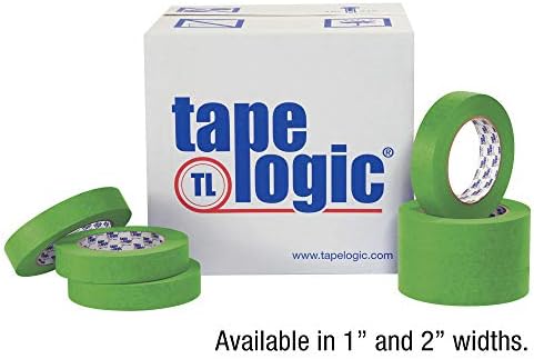 Aviditi Tape Logic 2 Inch x 60 Yards, Premium Green Painter's Tape, Pack of 24 - Great for Painting, Hard to Stick Surfaces, Sharp Paint Lines, Easy Removal and Residue Free