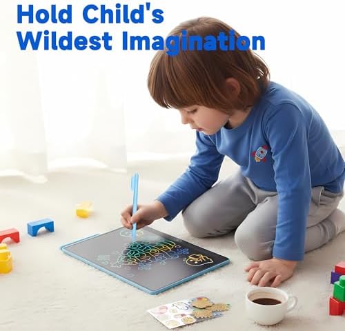 LCD Writing Tablet for Kids 16 inch 3 pcs (Blue, Pink and Black)