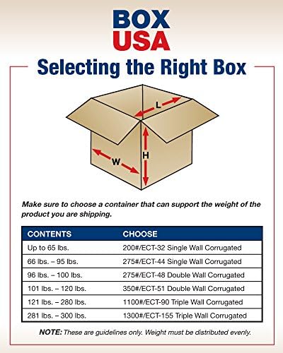 Box USA Moving Boxes Tall 20" x 20" x 36"Pack of 25, Durable Kraft Corrugated Boxes for Shipping, Packaging, Moving & Storage Boxes
