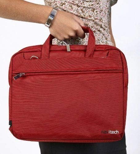 Navitech Red Graphics Tablet Case/Bag Compatible With Grandbeing 12Inch LCD Writing Board Drawing Art Tablet