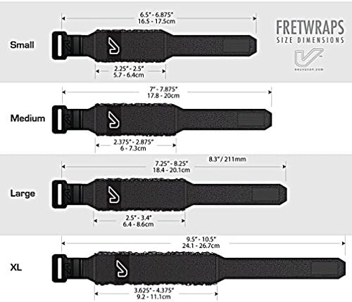 Gruv Gear Fret Wrap & Guitar Mute, Fretwrap for Acoustic, Electric & Bass | String Dampener Recording, Tapping & Practice Accessory (1 Pack, Medium Camo White, Fits 5 String Bass, 7 String Guitar)