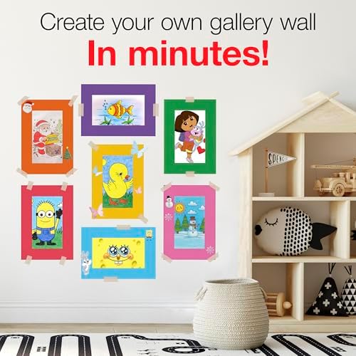 Hygloss 24 Pack Paper Picture Frames, White cardstock Photo Frame 4.75x6.75-Inch, Papers Frames to Decorate for Wedding Birthday DIY Classroom Crafts and Decorations