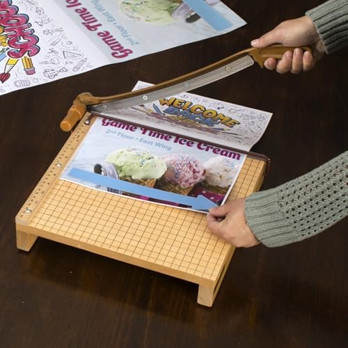 Swingline Paper Trimmer, Guillotine Paper Cutter, 12" Cut Length, 15 Sheet Capacity, ClassicCut Ingento (1132)