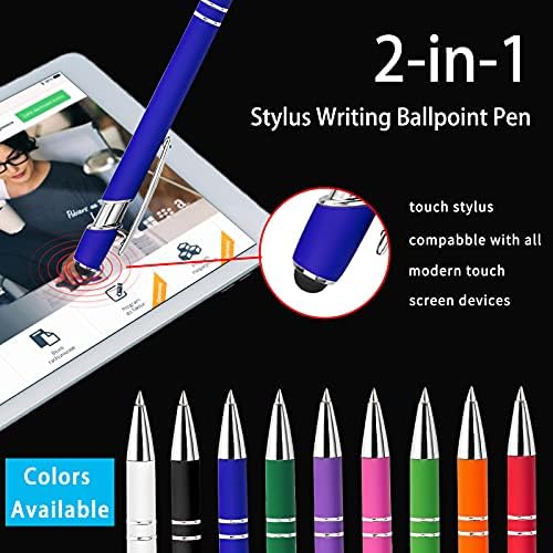 Qingxily Custom Pens Bulk - Up to 300 Pcs Personalized Stylus Ballpoint With Free Engraving, Your Name, Text, Message for Business, Graduation, Anniversaries - Colorful 204 Pcs