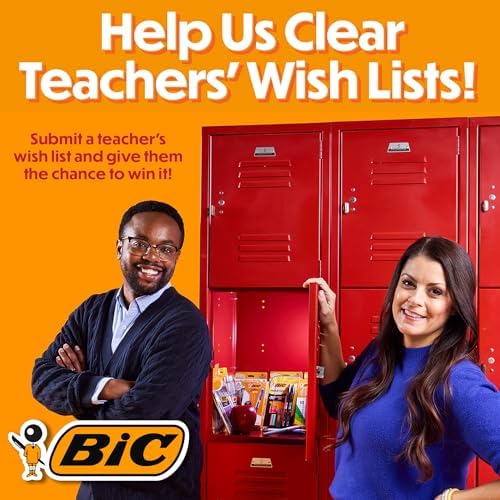 BIC 4-Color Retractable Ballpoint Pens, 1.0 mm Medium Point, 12-Count Pack