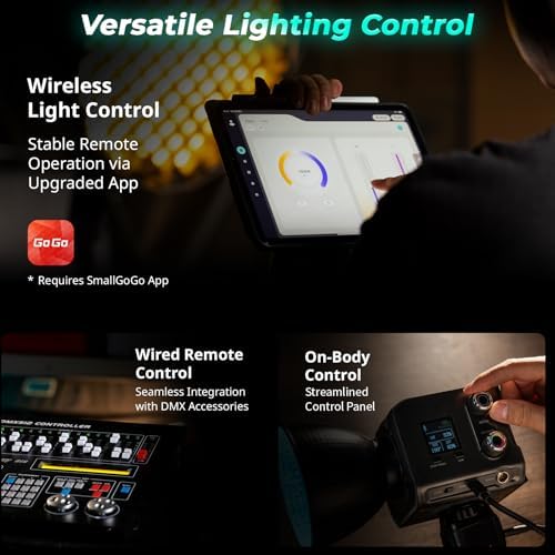 SmallRig RC 100C RGBWW COB Video Light, Portable 100W Continuous Lighting