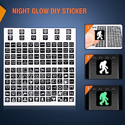 Nilight 3 Gang Aluminum Rocker Switch Panel Pre-Wired